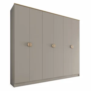 Guarda-Roupa 6 Portas com Puxadores