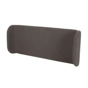 Cabeceira Estofada Wingback em Tecido Marrom Escuro