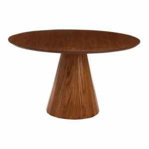 Mesa de Jantar Redonda com Base Cone